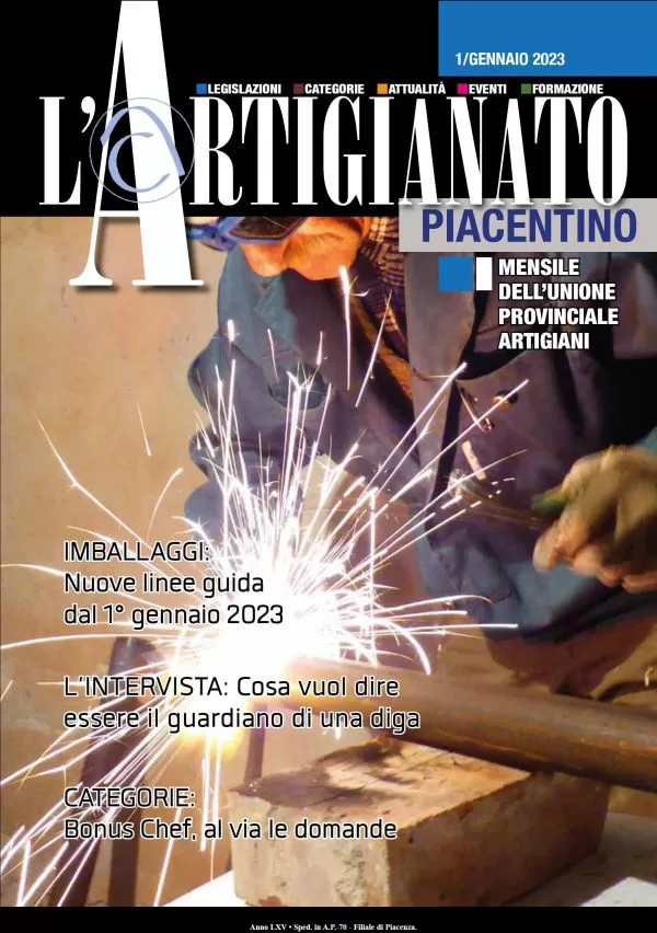 N°01 - Gennaio 2023 L'Artigianato Piacentino