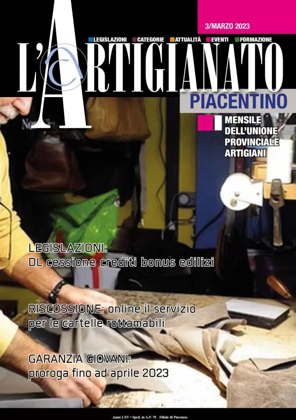 N°03 - Marzo 2023 L'Artigianato Piacentino