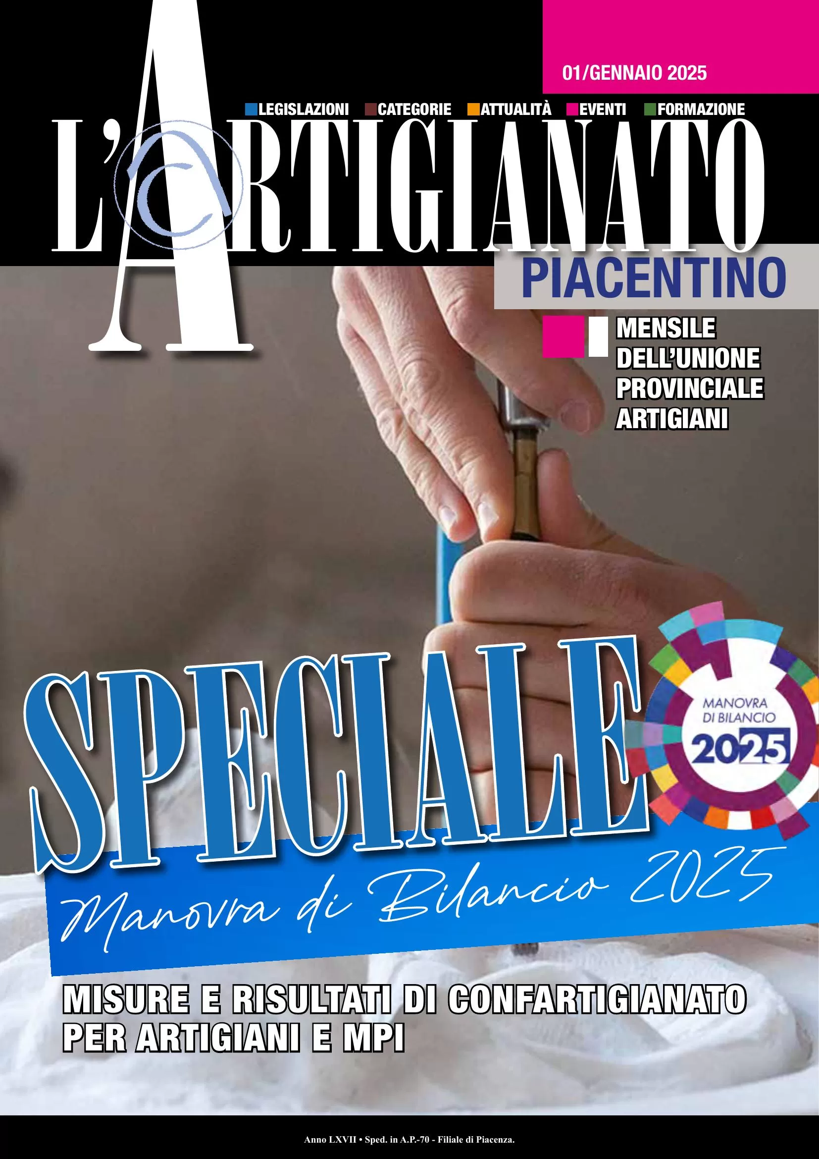 N°01 - Gennaio 2025 L'Artigianato Piacentino