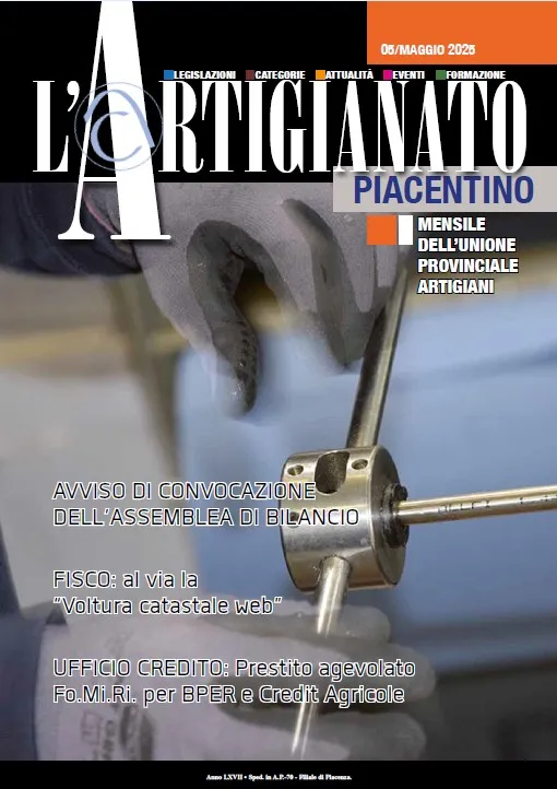 N°05 - Maggio 2025 L'Artigianato Piacentino