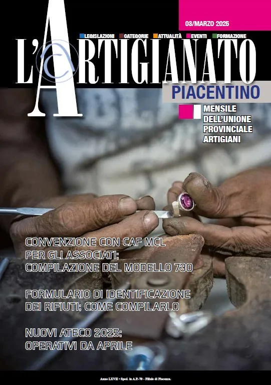 N°03 - Marzo 2025 L'Artigianato Piacentino