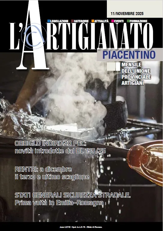 N°11 - Novembre 2025 L'Artigianato Piacentino