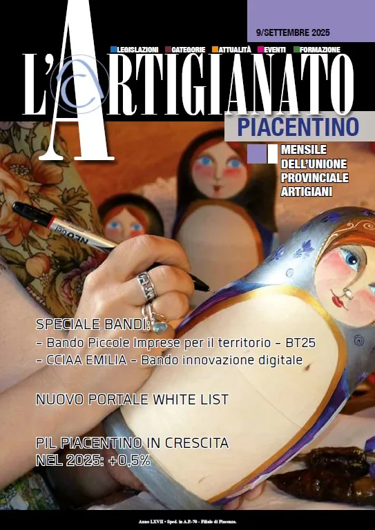 N°09 - Settembre 2025 L'Artigianato Piacentino