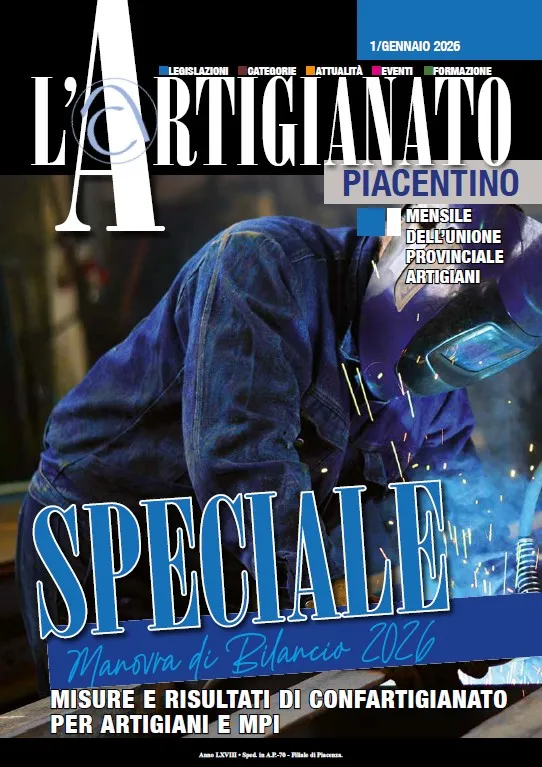 N°1 - Gennaio 2026 L'Artigianato Piacentino