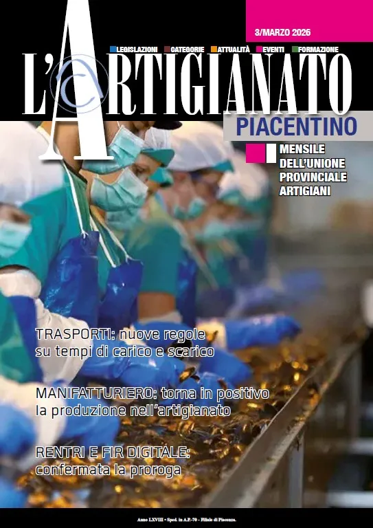 N°3 - Marzo 2026 L'Artigianato Piacentino